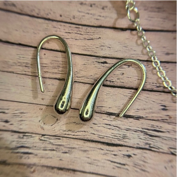 🆕 Sterling silver jewelry set 4 pc - necklace earrings ring bracelet - Picture 6 of 11